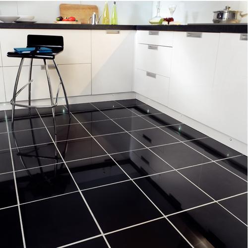 Tile floor polishing