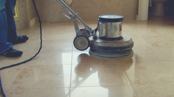 Floor polishing